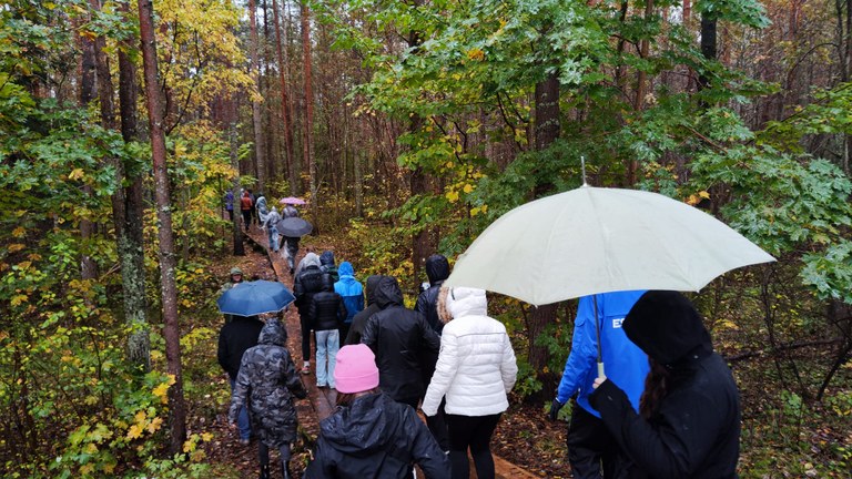 Wanderung im Regen