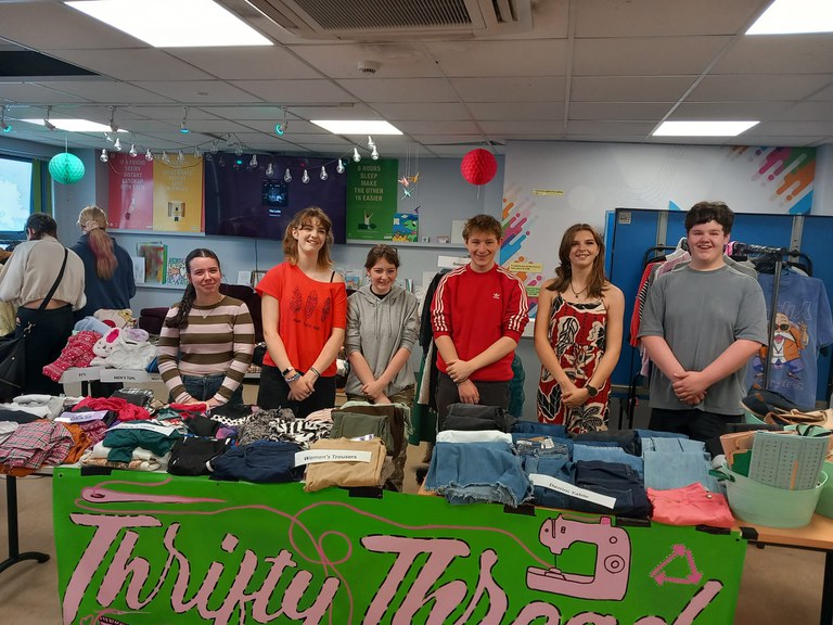 Thrifty Threads' 2nd hand clothing shop combatting Fast Fashion